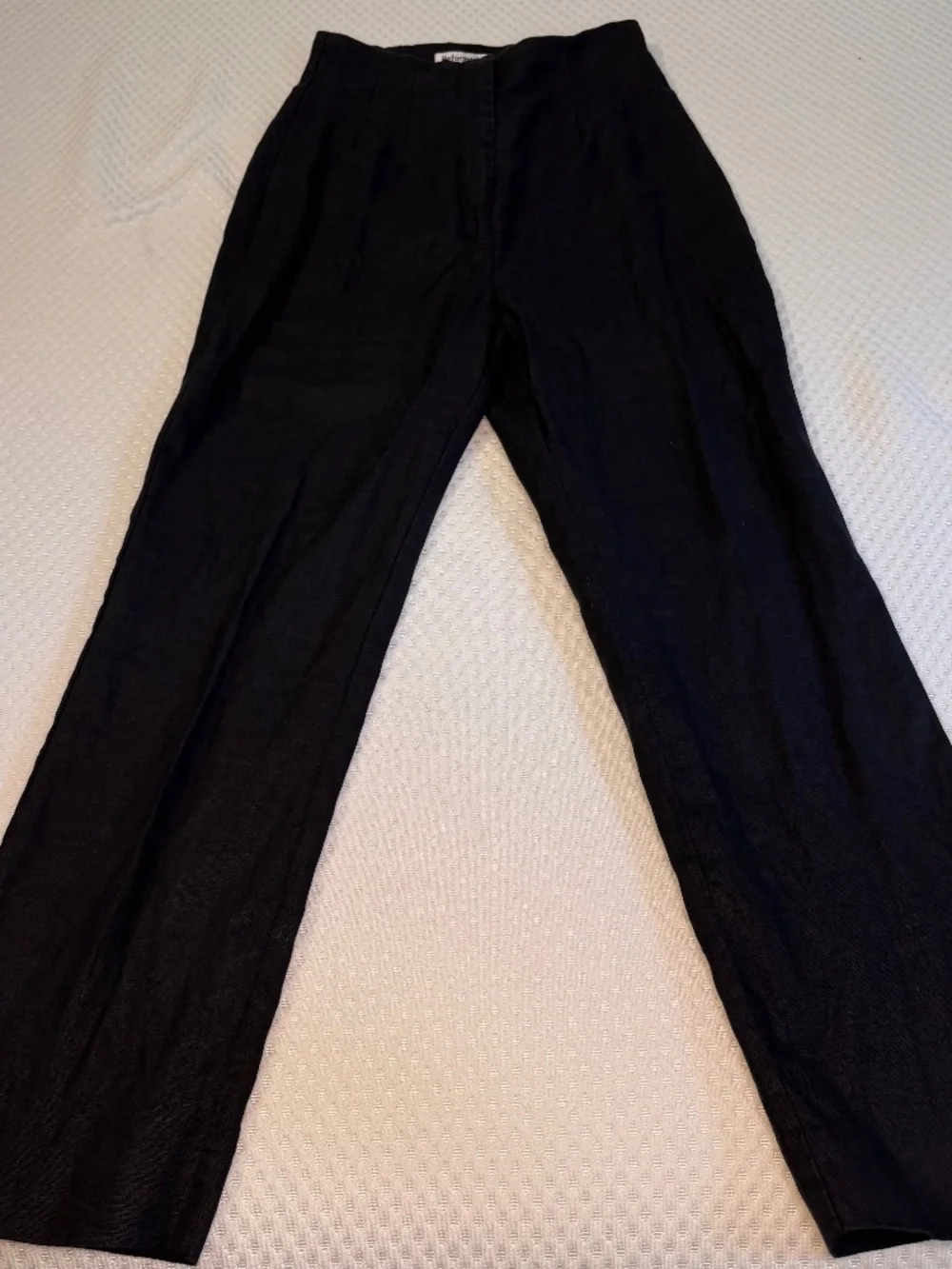 Reformation Colton Linen Pant Black - Size 2